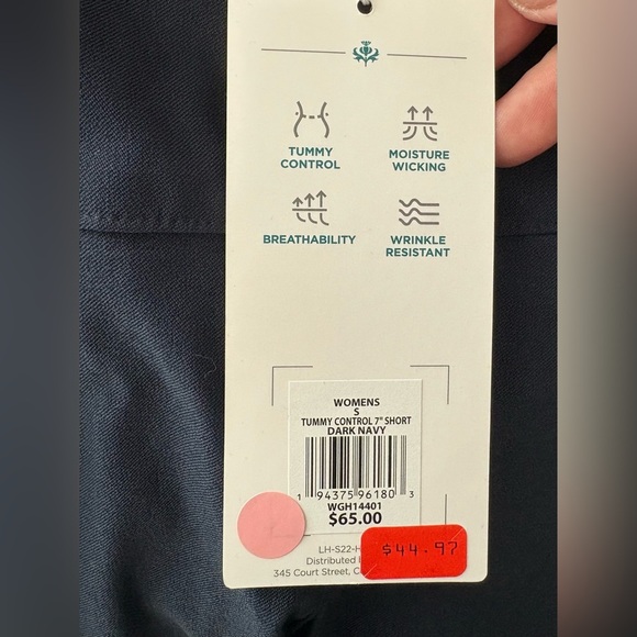 Lady Hagen 7” Tummy Control Golf Shorts – Dark Navy – Multiple Sizes - Picture 5 of 5